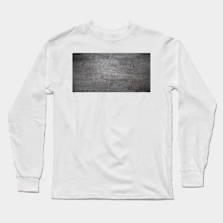 Grunge metal texture Long Sleeve T-Shirt